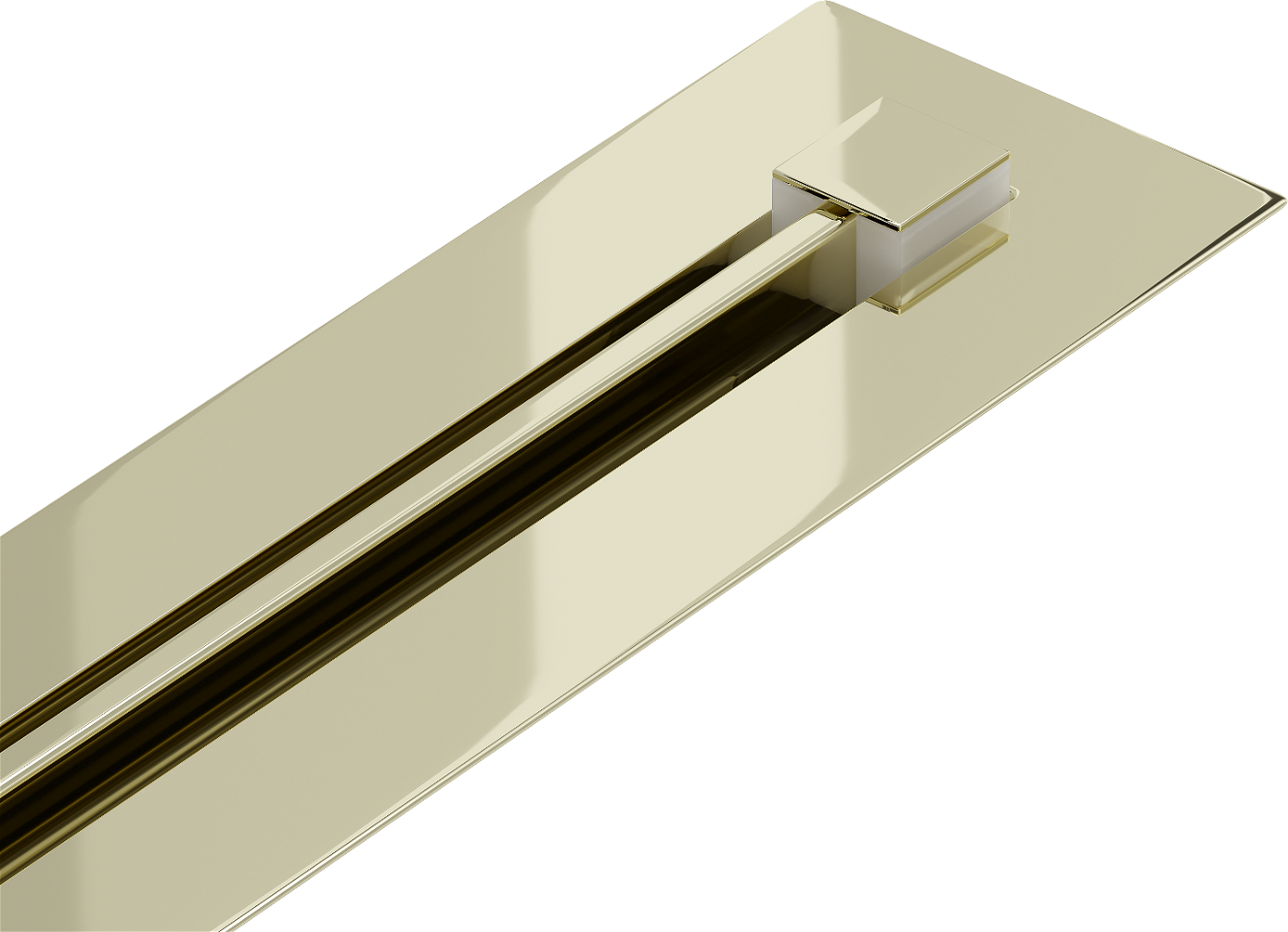Mexen Flat 360° Super Slim odpływ liniowy obrotowy 50 cm, złoty - 1551050