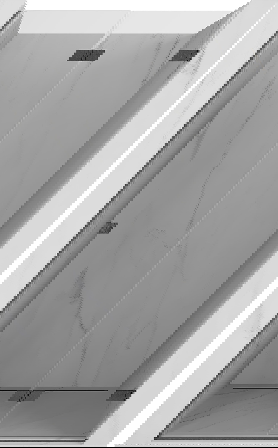 Mexen Lunar-F drzwi prysznicowe składane prawe 75 cm, transparent, gun gray szczotkowany - 836-075-000-66-00-P