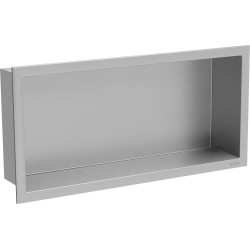 Mexen X-Wall-R półka wnękowa z kołnierzem 45 x 20 cm, inox - 1910452010