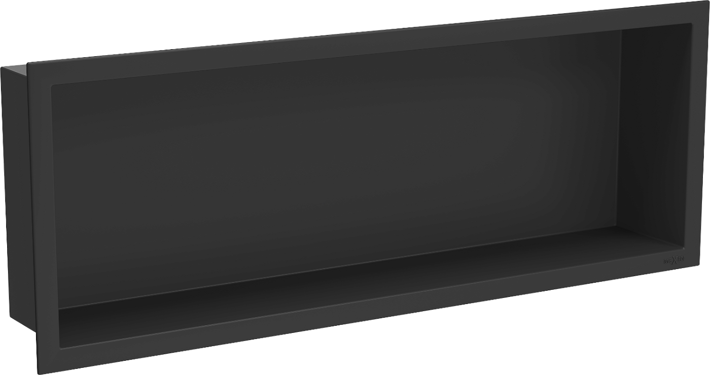 Mexen X-Wall-R półka wnękowa z kołnierzem 60 x 20 cm, czarna - 1970602010