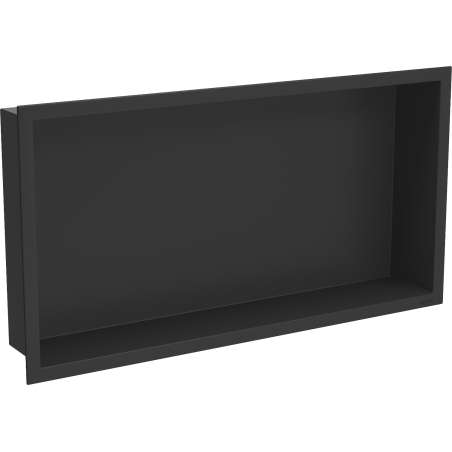 Mexen X-Wall-R półka wnękowa z kołnierzem 60 x 30 cm, czarna - 1970603010