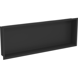 Mexen X-Wall-R półka wnękowa z kołnierzem 90 x 30 cm, czarna - 1970903010
