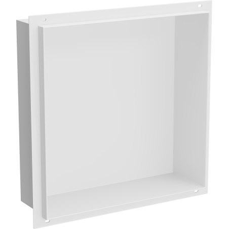 Mexen X-Wall-NR półka wnękowa bez kołnierza 30 x 30 cm, biała - 1921303010