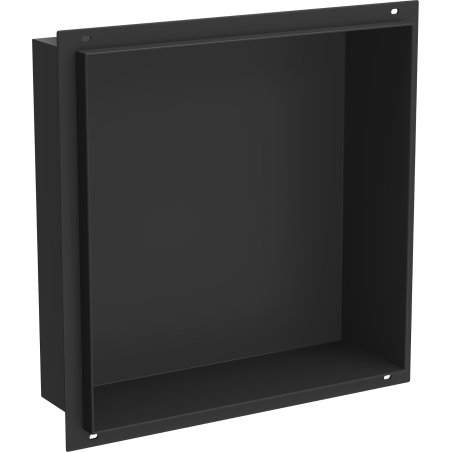 Mexen X-Wall-NR półka wnękowa bez kołnierza 30 x 30 cm, czarna - 1971303010