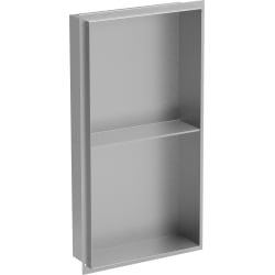 Mexen X-Wall-NR półka wnękowa bez kołnierza z półką 60 x 30 cm, inox - 1911603010S