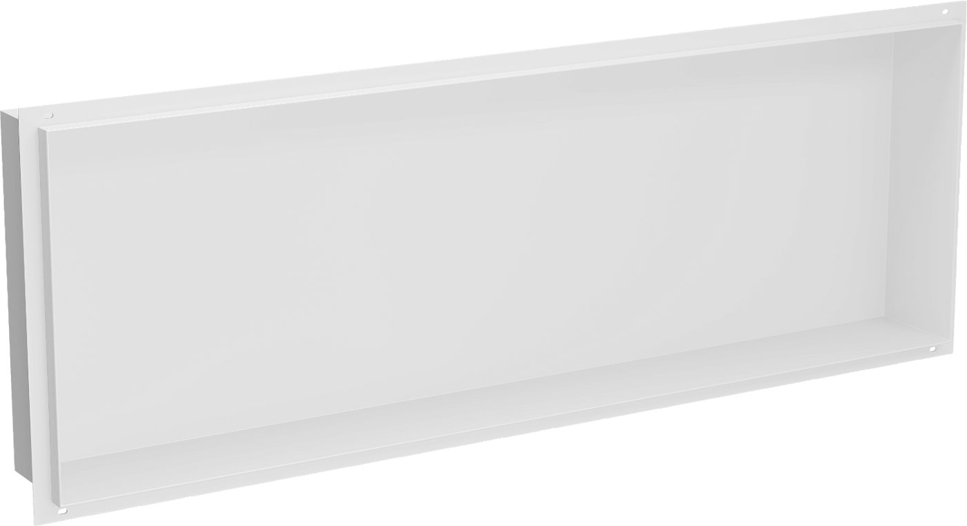 Mexen X-Wall-NR półka wnękowa bez kołnierza 90 x 30 cm, biała - 1921903010