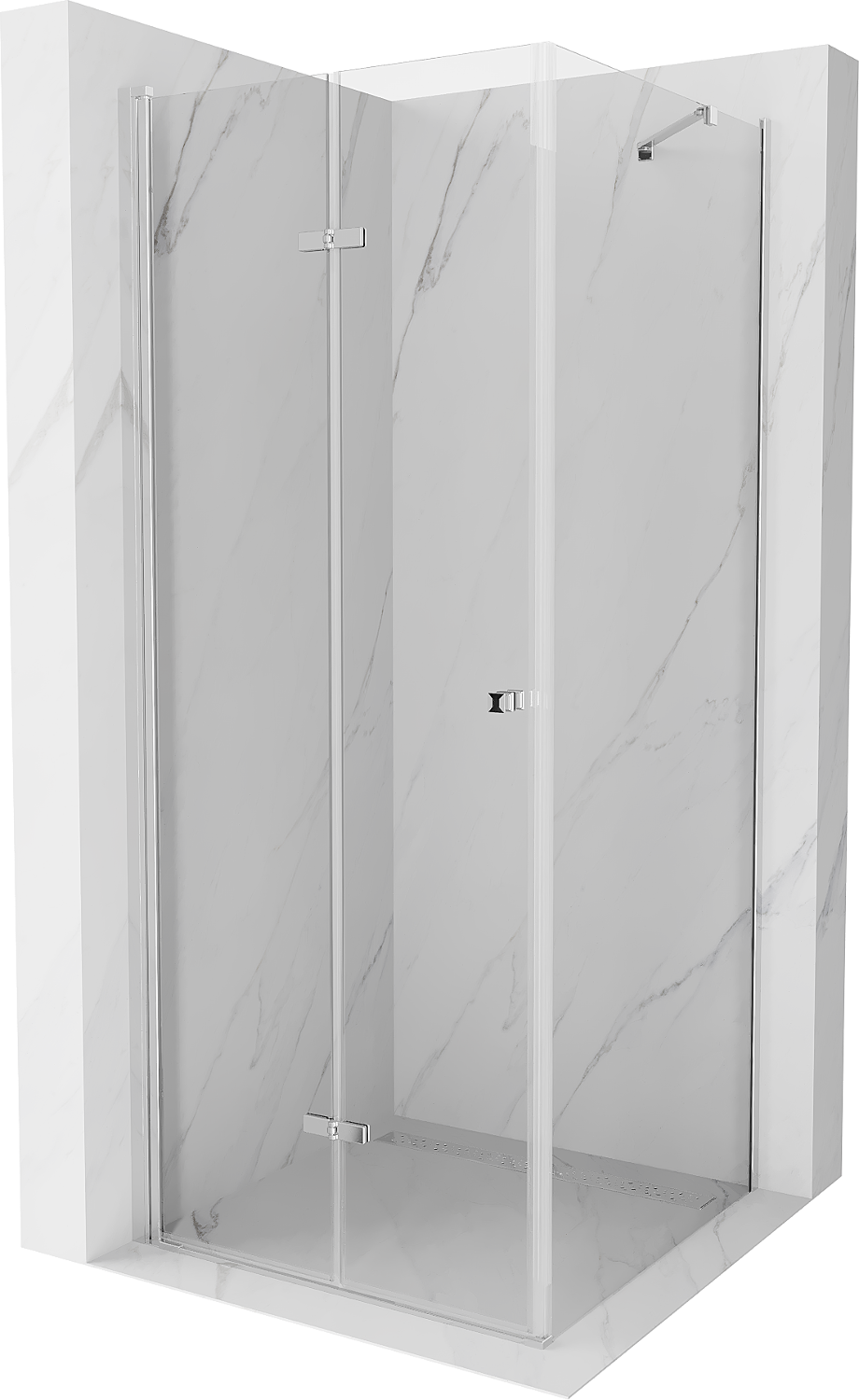 Mexen Lima kabina prysznicowa składana 70 x 70 cm, transparent, chrom - 856-070-070-01-00