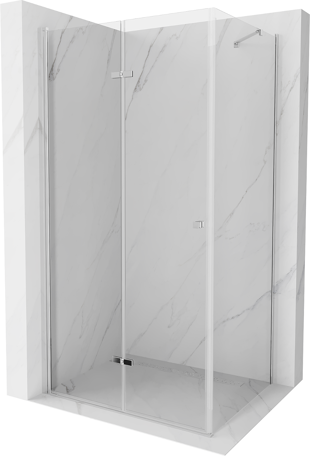 Mexen Lima kabina prysznicowa składana 105 x 90 cm, transparent, chrom - 856-105-090-01-00