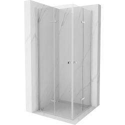 Mexen Lima Duo kabina prysznicowa składana 80 x 80 cm, transparent, chrom - 856-080-080-02-00