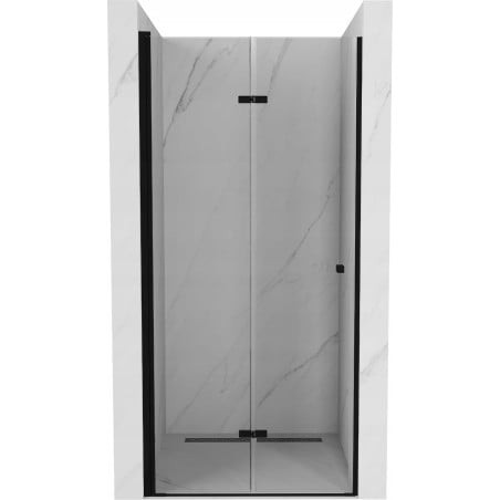Mexen Lima drzwi prysznicowe składane 100 cm, transparent, czarne - 856-100-000-70-00