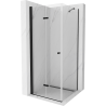 Mexen Lima kabina prysznicowa składana 100 x 100 cm, transparent, czarna - 856-100-100-70-00