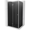 Mexen Lima kabina prysznicowa składana 80 x 70 cm, grafit, chrom - 856-080-070-01-40