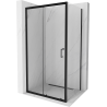 Mexen Apia kabina prysznicowa rozsuwana 105 x 70 cm, transparent, czarna - 840-105-070-70-00