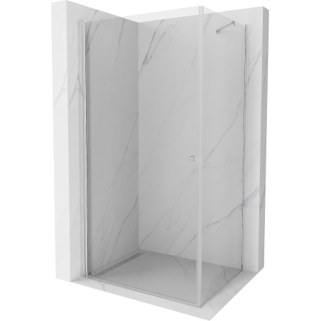 Mexen Pretoria kabina prysznicowa uchylna 80 x 90 cm, transparent, chrom - 852-080-090-01-00