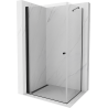 Mexen Pretoria kabina prysznicowa uchylna 70 x 80 cm, transparent, czarna - 852-070-080-70-00
