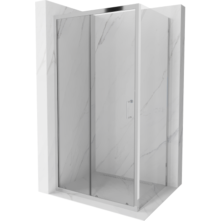 Mexen Apia kabina prysznicowa rozsuwana 135 x 100 cm, transparent, chrom - 840-135-100-01-00