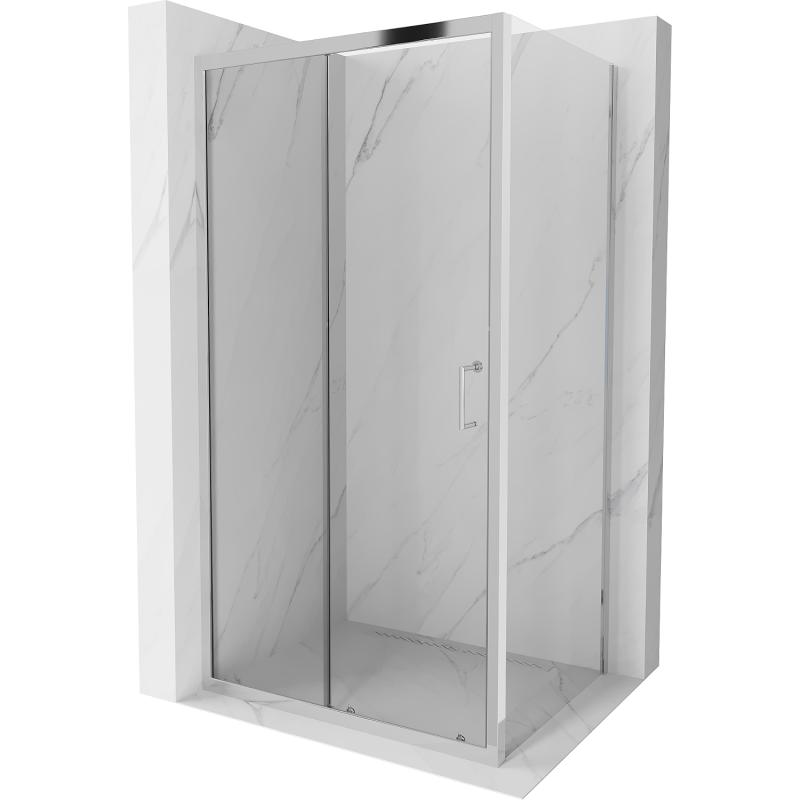 Mexen Apia kabina prysznicowa rozsuwana 105 x 100 cm, transparent, chrom - 840-105-100-01-00