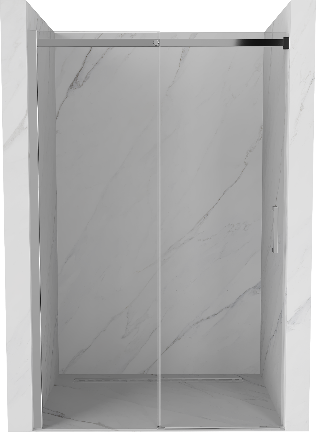Mexen Omega drzwi prysznicowe rozsuwane 150 cm, transparent, chrom - 825-150-000-01-00