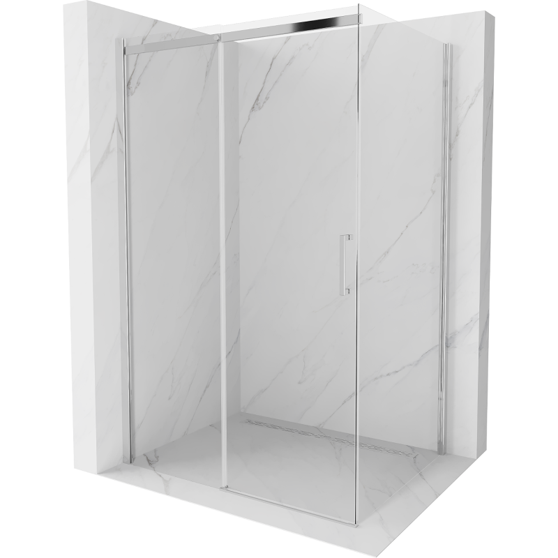 Mexen Omega kabina prysznicowa rozsuwana 120 x 90 cm, transparent, chrom - 825-120-090-01-00