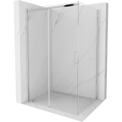Mexen Omega kabina prysznicowa rozsuwana 130 x 90 cm, transparent, chrom - 825-130-090-01-00