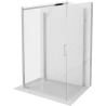 Mexen Omega kabina prysznicowa 3-ścienna, rozsuwana 130 x 80 cm, transparent, chrom - 825-130-080-01-00-3S