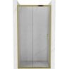 Mexen Apia drzwi prysznicowe rozsuwane 140 cm, transparent, złote - 845-140-000-50-00