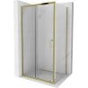 Mexen Apia kabina prysznicowa rozsuwana 105 x 90 cm, transparent, złota - 840-105-090-50-00