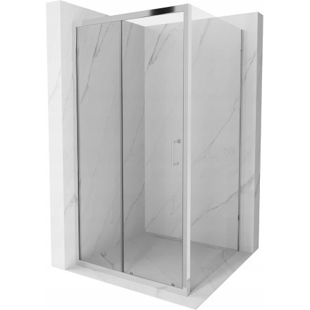 Mexen Apia kabina prysznicowa rozsuwana 90 x 90 cm, transparent, chrom - 840-090-090-01-00