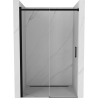 Mexen Omega drzwi prysznicowe rozsuwane 100 cm, transparent, czarne - 825-100-000-70-00