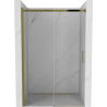 Mexen Omega drzwi prysznicowe rozsuwane 140 cm, transparent, złote - 825-140-000-50-00