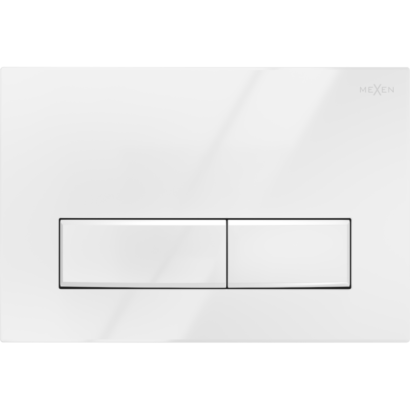 Mexen Fenix 09 przycisk spłukujący, biały błyszczący - 600900