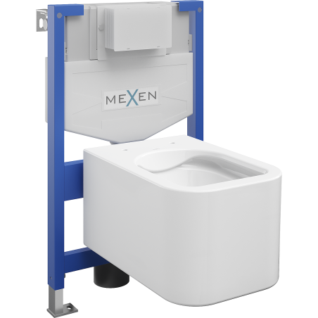 Mexen zestaw podtynkowy WC stelaż Fenix XS-F z miską WC Elis, biały - 6803391XX00