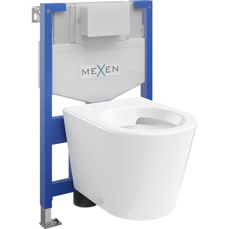 Mexen zestaw podtynkowy WC stelaż Fenix XS-F z miską WC Rico, biały - 6803372XX00