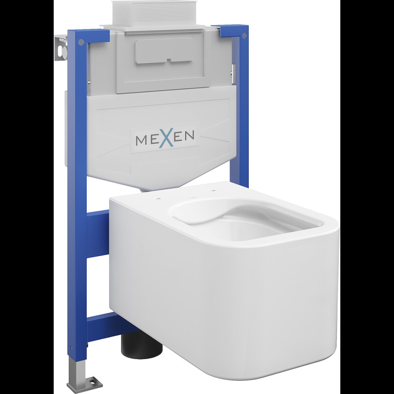 Mexen zestaw podtynkowy WC stelaż Fenix XS-U z miską WC Elis, biały połysk - 6853391XX00