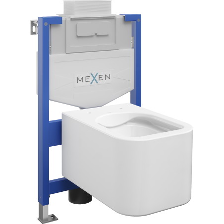 Mexen zestaw podtynkowy WC stelaż Fenix XS-U z miską WC Elis, biały połysk - 6853391XX00