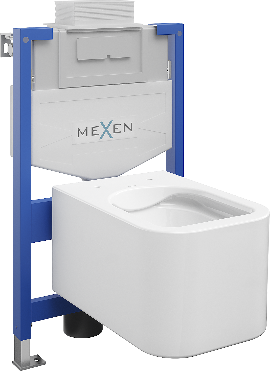 Mexen zestaw podtynkowy WC stelaż Fenix XS-U z miską WC Elis, biały - 6853391XX00