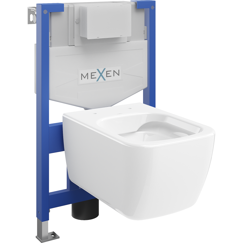 Mexen zestaw podtynkowy WC stelaż Fenix XS-F z miską WC Stella, biały - 6803368XX00