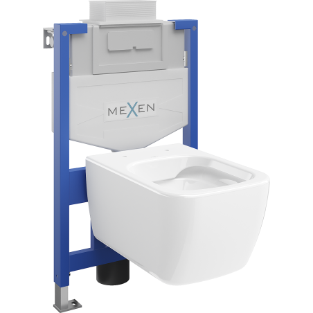 Mexen zestaw podtynkowy WC stelaż Fenix XS-U z miską WC Stella, biały - 6853368XX00