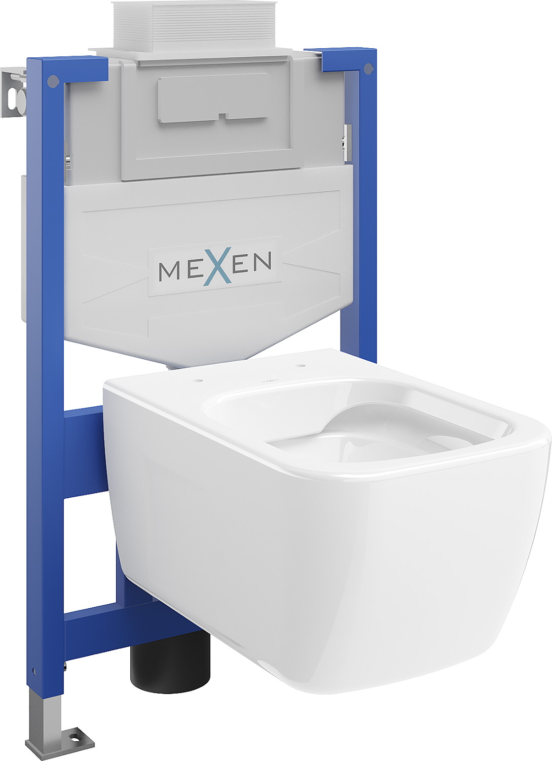 Mexen zestaw podtynkowy WC stelaż Fenix XS-U z miską WC Margo, biały połysk - 6853342XX00