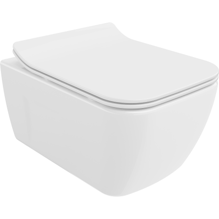 Mexen Margo miska wc Rimless z deską wolnoopadającą slim, duroplast, biała - 30420800