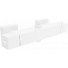 Mexen Cube termostatyczna bateria prysznicowa, biała - 77250-20