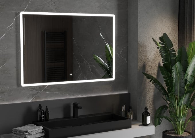 Lustra łazienkowe z oświetleniem LED 120x80cm
