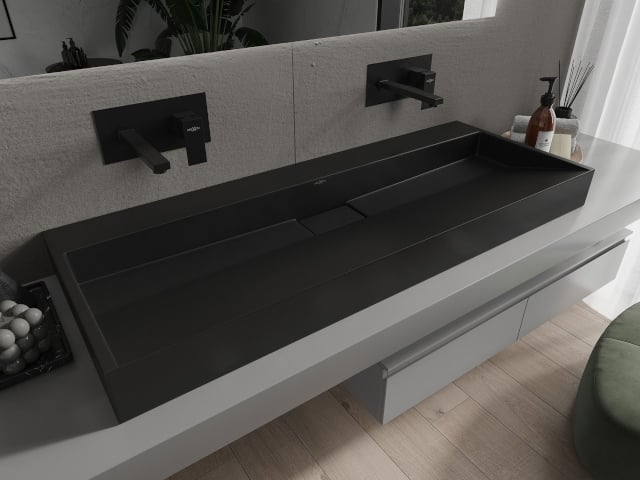 Dwie baterie podtynkowe umywalkowe